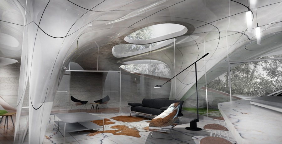 imagen 1 de La casa más vanguardista del mundo ha sido diseñada para ser impresa en 3D.