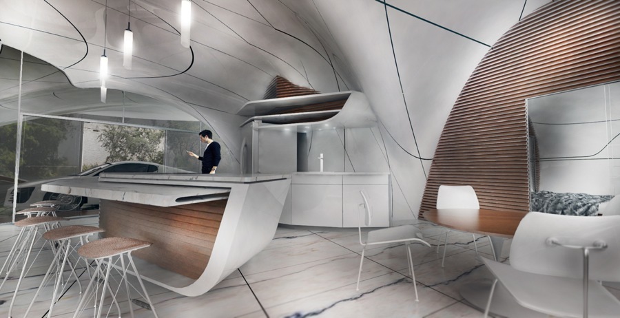 imagen 2 de La casa más vanguardista del mundo ha sido diseñada para ser impresa en 3D.