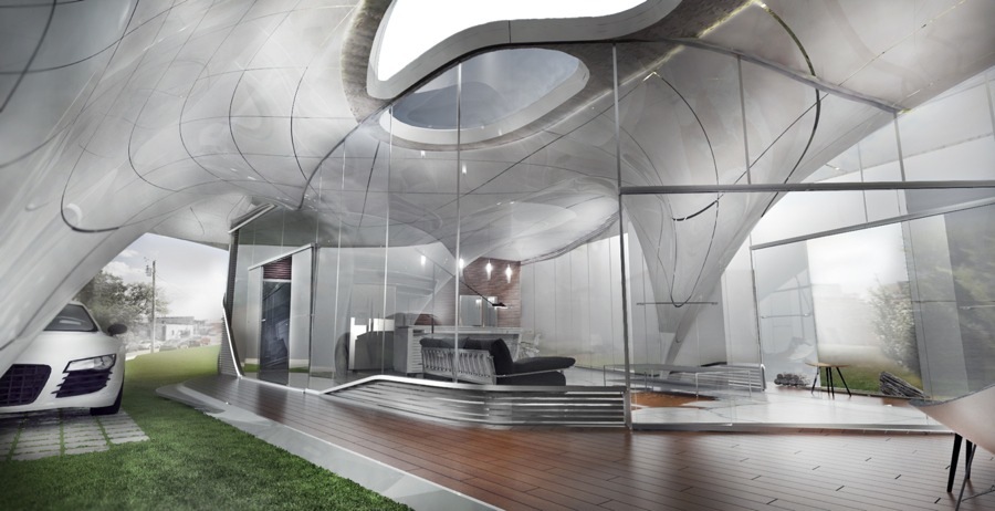 imagen 3 de La casa más vanguardista del mundo ha sido diseñada para ser impresa en 3D.