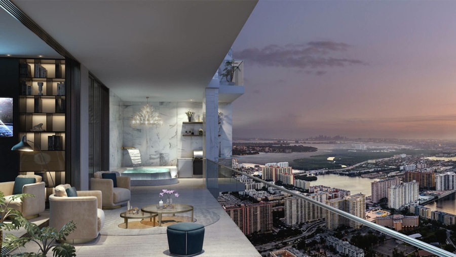 imagen 22 de El hall de las torres más glamourosas de Miami lo ha diseñado Karl Lagerfeld.