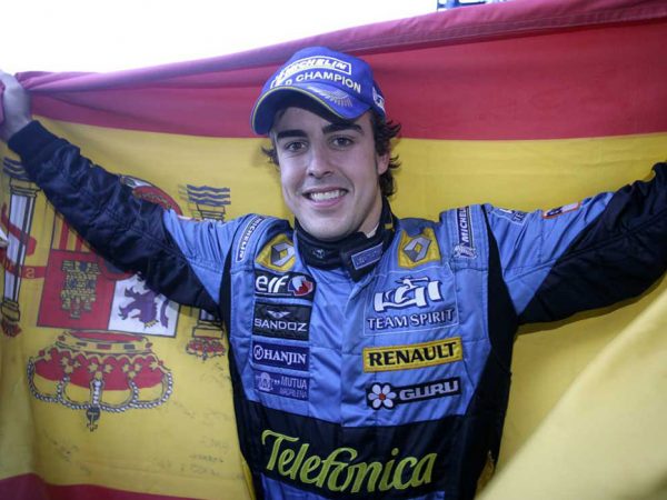 Fernando Alonso, el primer español en conseguir un Campeonato del Mundo de F1.