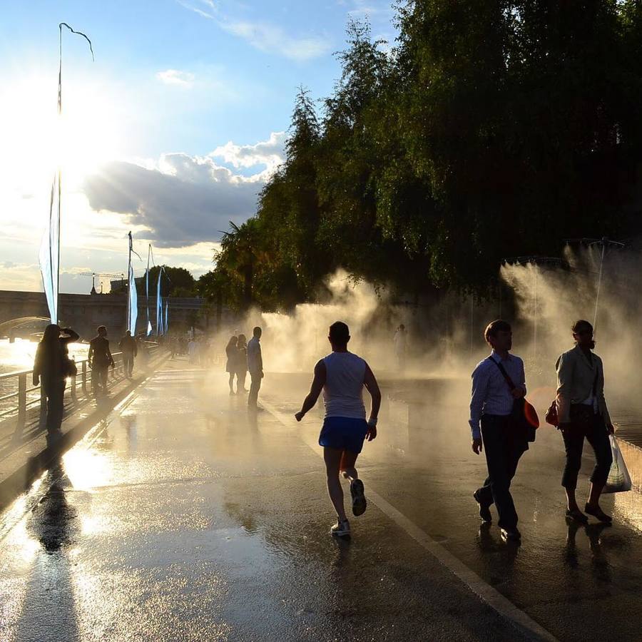 imagen 4 de Un baño de sol en la playa de París.