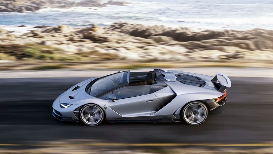 imagen 2 de El Lamborghini Centenario estrena roadster en California.