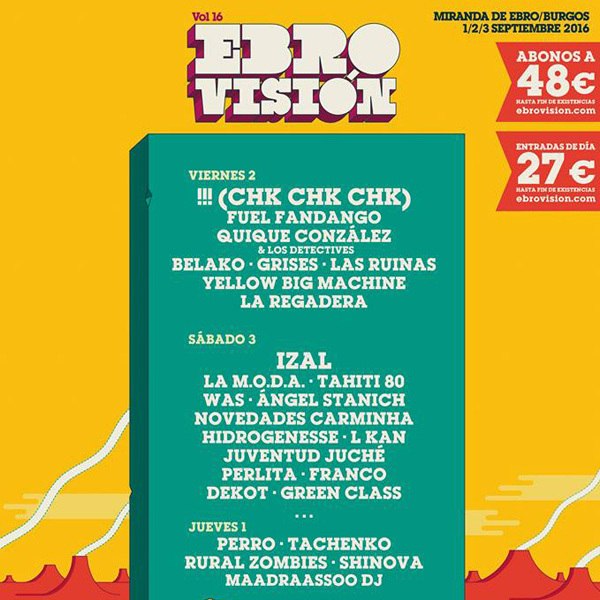 imagen 2 de La banda zaragozana Tachenko actuará en la primera jornada del Festival Ebrovisión 2016.