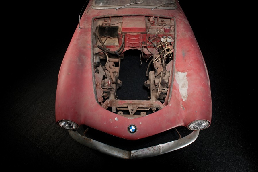 imagen 6 de Puesta de largo del BMW 507 de Elvis en California.