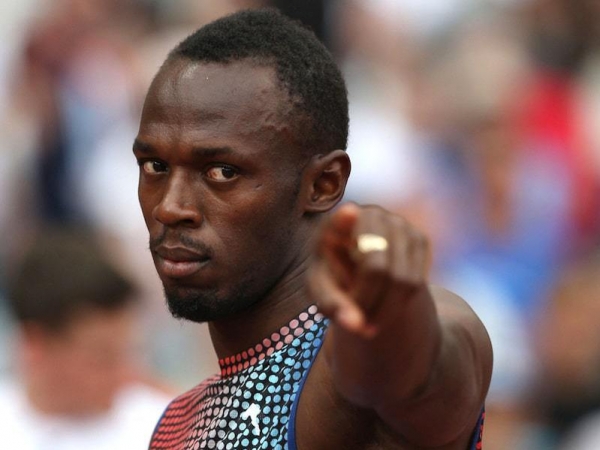 Usain Bolt, el hombre más rápido del mundo.