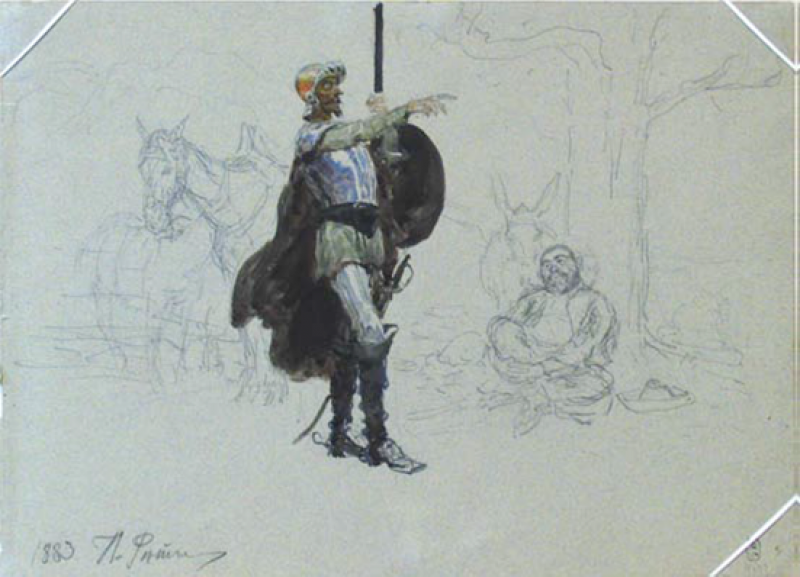 'Cervantes en el arte ruso'. Museo Ruso de Málaga.