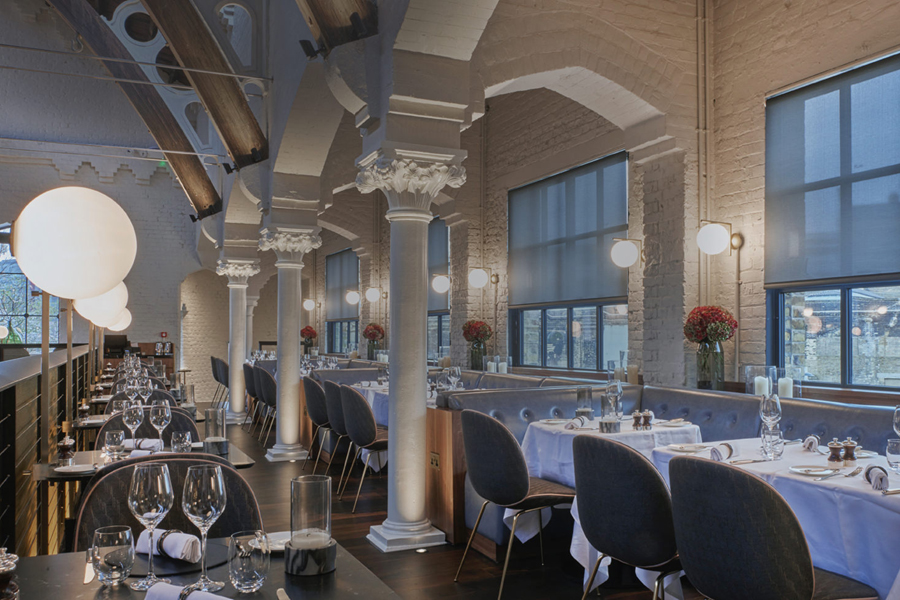 imagen 1 de El restaurante más bello de Londres está en un gimnasio del siglo XIX.