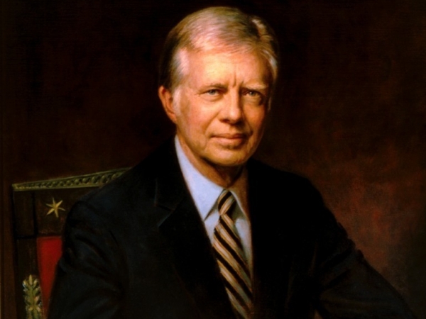 Jimmy Carter, presidente de Estados Unidos y Premio Nobel de la Paz.