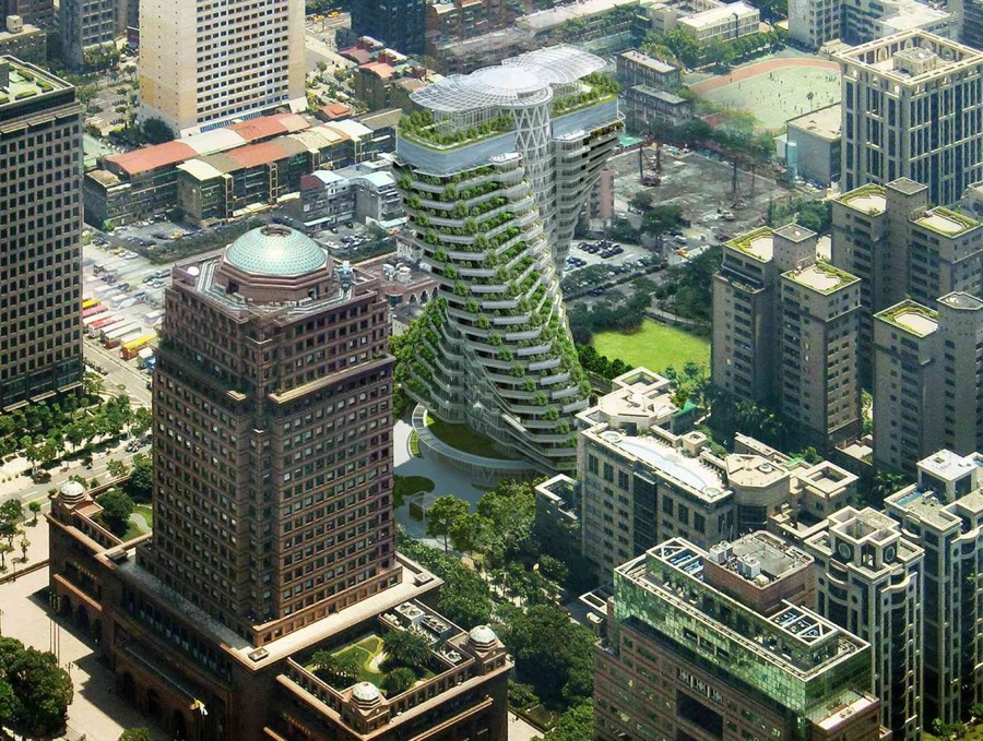 imagen 1 de La arquitectura sostenible de Vincent Callebaut llega a Taipei.