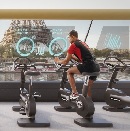 imagen 2 de Paris Navigating Gym o el gimnasio más espectacular del mundo.