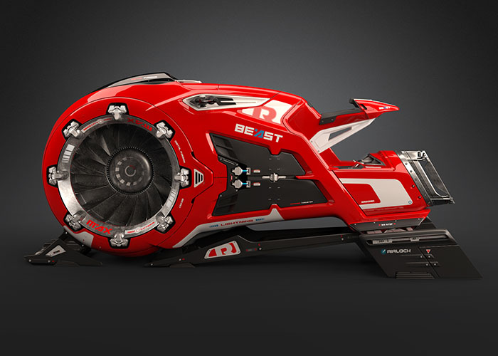 imagen 4 de The Beast, la moto aérea que puede conseguir que Star Wars nos parezca antigua.