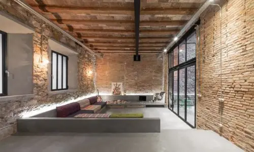 Un loft vanguardista e industrial en Barcelona.