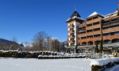 El hotel más exclusivo de Gstaad.