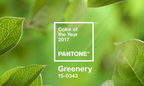 El verde de Pantone.