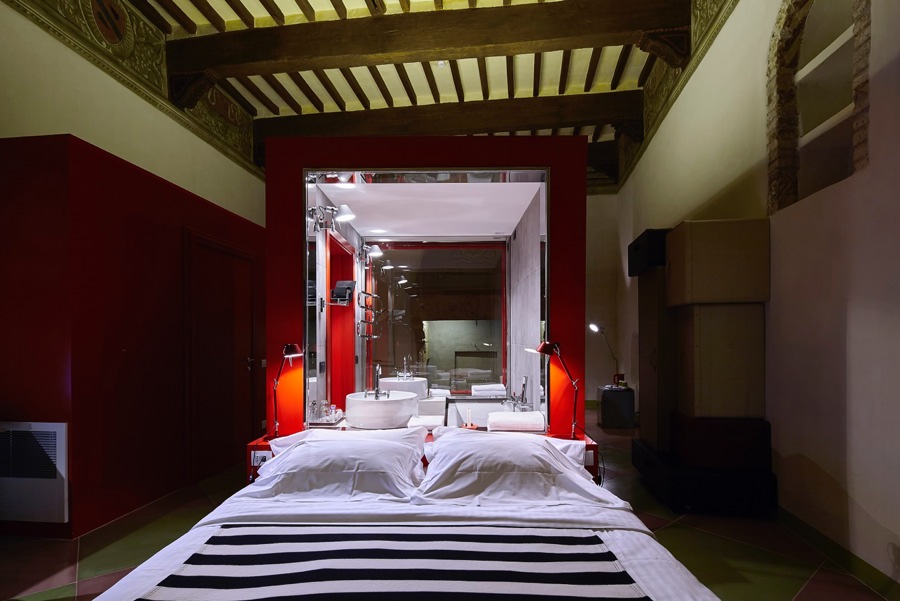 imagen 7 de Hotel boutique Palazzetto Rosso: Frescura vanguardista en un palacio medieval de Siena.