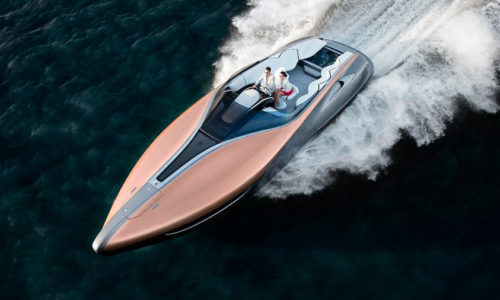Este es el nuevo Lexus Sport Yacht. Sí, yacht.