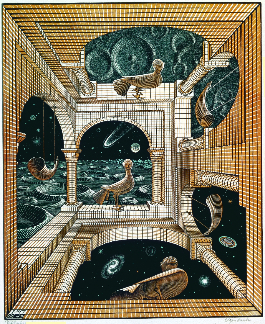 imagen 1 de Los mundos imaginados de M. C. Escher.