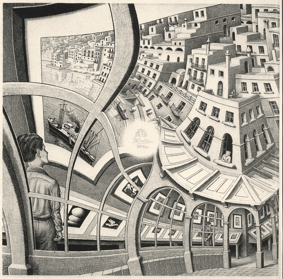 imagen 8 de Los mundos imaginados de M. C. Escher.