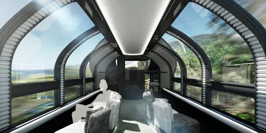 De Kyoto a Shimonoseki en un tren de lujo.