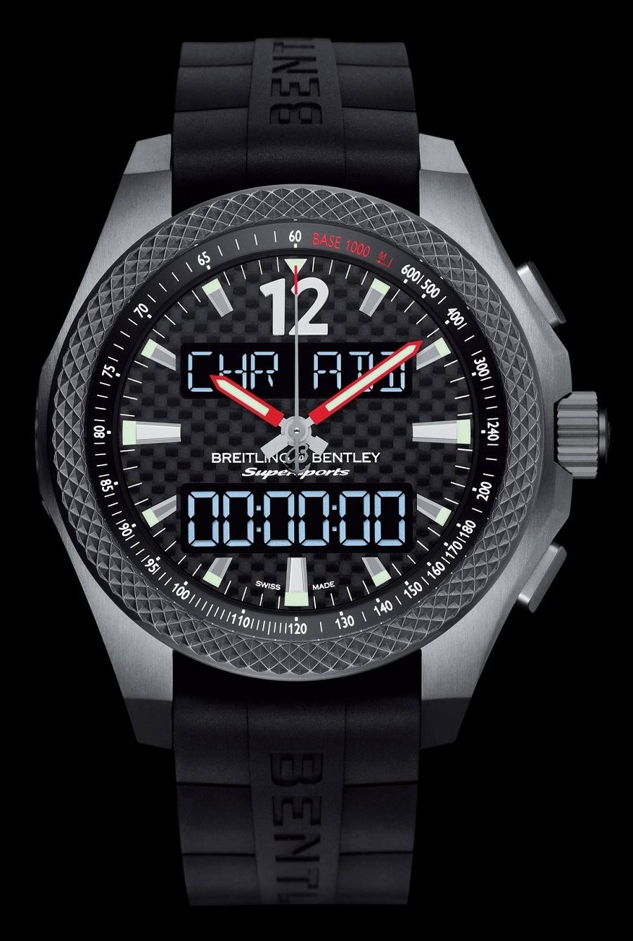 imagen 2 de Breitling + Bentley = un smartwatch híbrido y, claro, deportivo.