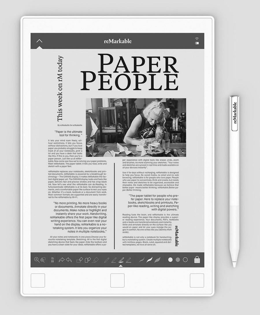 imagen 5 de ReMarkable, una Tablet para los nostálgicos del papel.