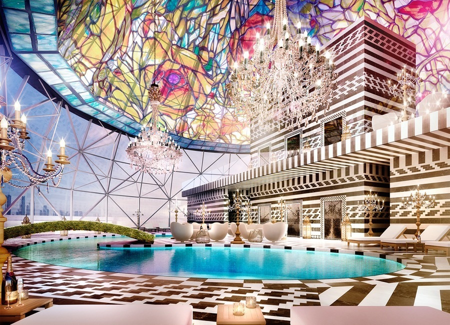 imagen 1 de Marcel Wanders sofistica Doha con el diseño del Mondrian Hotel.