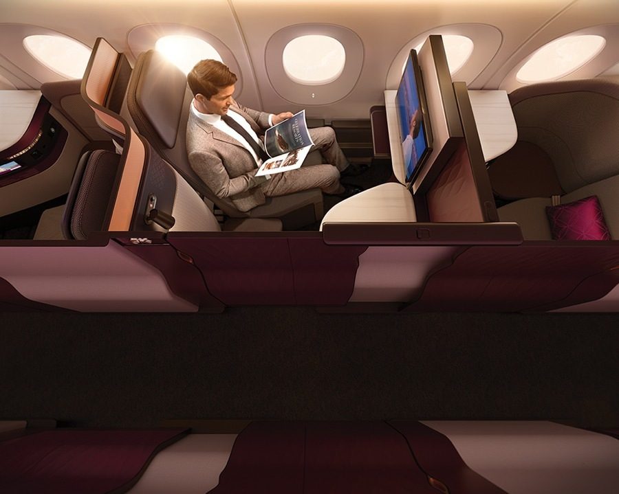 imagen 4 de Qatar Airways presenta su lujosa qsuite en clase business.