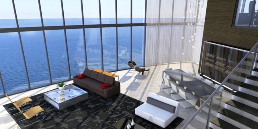 imagen 3 de Porsche Tower, Miami: se vende ático de 4 plantas, 5 dormitorios y 7 baños por 15.4 millones… o algo más.