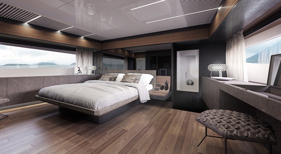 imagen 4 de 920 project, el imponente yate de Ferreti Yachts.