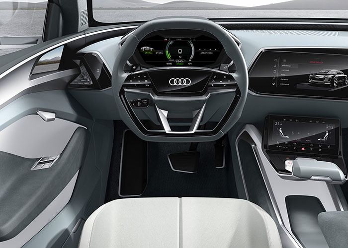 imagen 1 de Audi e-tron Sportback concept. Audi se enchufa a los eléctricos.
