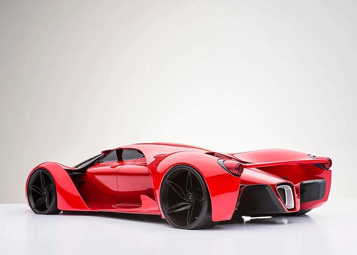imagen 8 de Ferrari F80 Concept. El futuro donde todavía no hemos llegado.