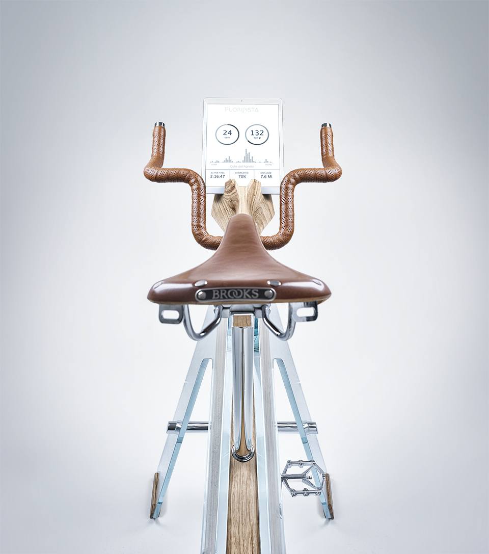 imagen 4 de Fuoripista, una bicicleta estática única para celebrar los 20 años de SaloneSatellite.