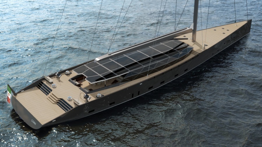 imagen 2 de Gemma Yacht, un nuevo concept para un velero de ensueño.
