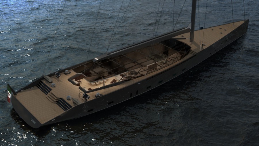 imagen 3 de Gemma Yacht, un nuevo concept para un velero de ensueño.