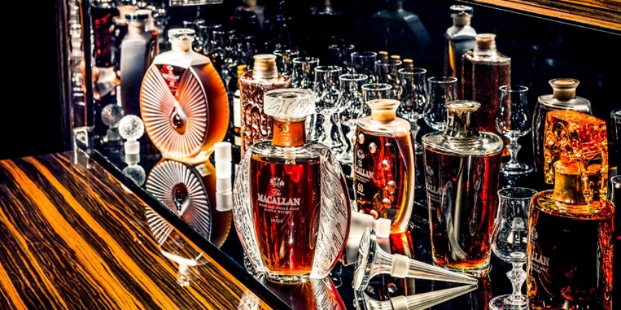 El whisky del millón de dólares: The Macallan in Lalique Legacy Collection.