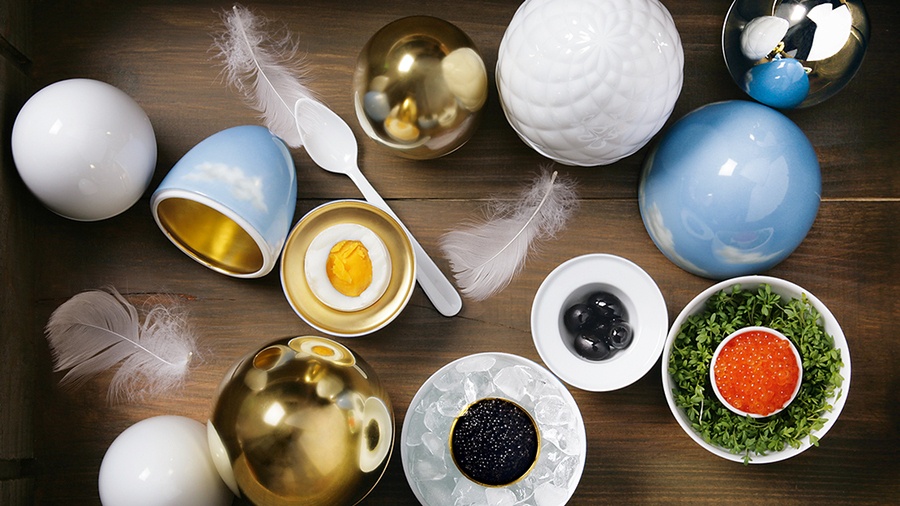 imagen 1 de Matroschka y Matroschischka: huevos de pascua de cuento para las mesas más sofisticadas.