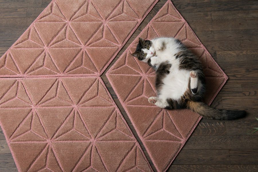 imagen 13 de Jigsaw Rug: alfombras geométricas suecas que se montan como un puzzle.