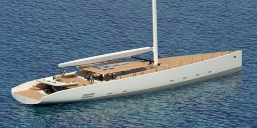 Así será el nuevo velero de Wally Yacht: el Wally 145, de 44 metros de eslora.
