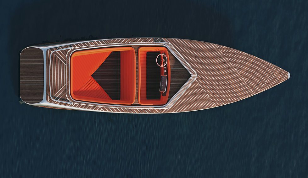 imagen 1 de Zebra Boat, el superdeportivo eléctrico y vanguardista para navegar.