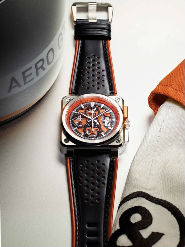 imagen 1 de El tiempo en edición limitada: Bell & Ross BR03-94 AeroGT Orange.