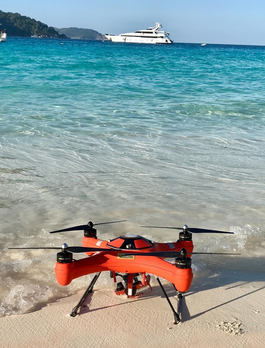 imagen 1 de Splash Drone 3, la nueva versión del dron resistente al agua.