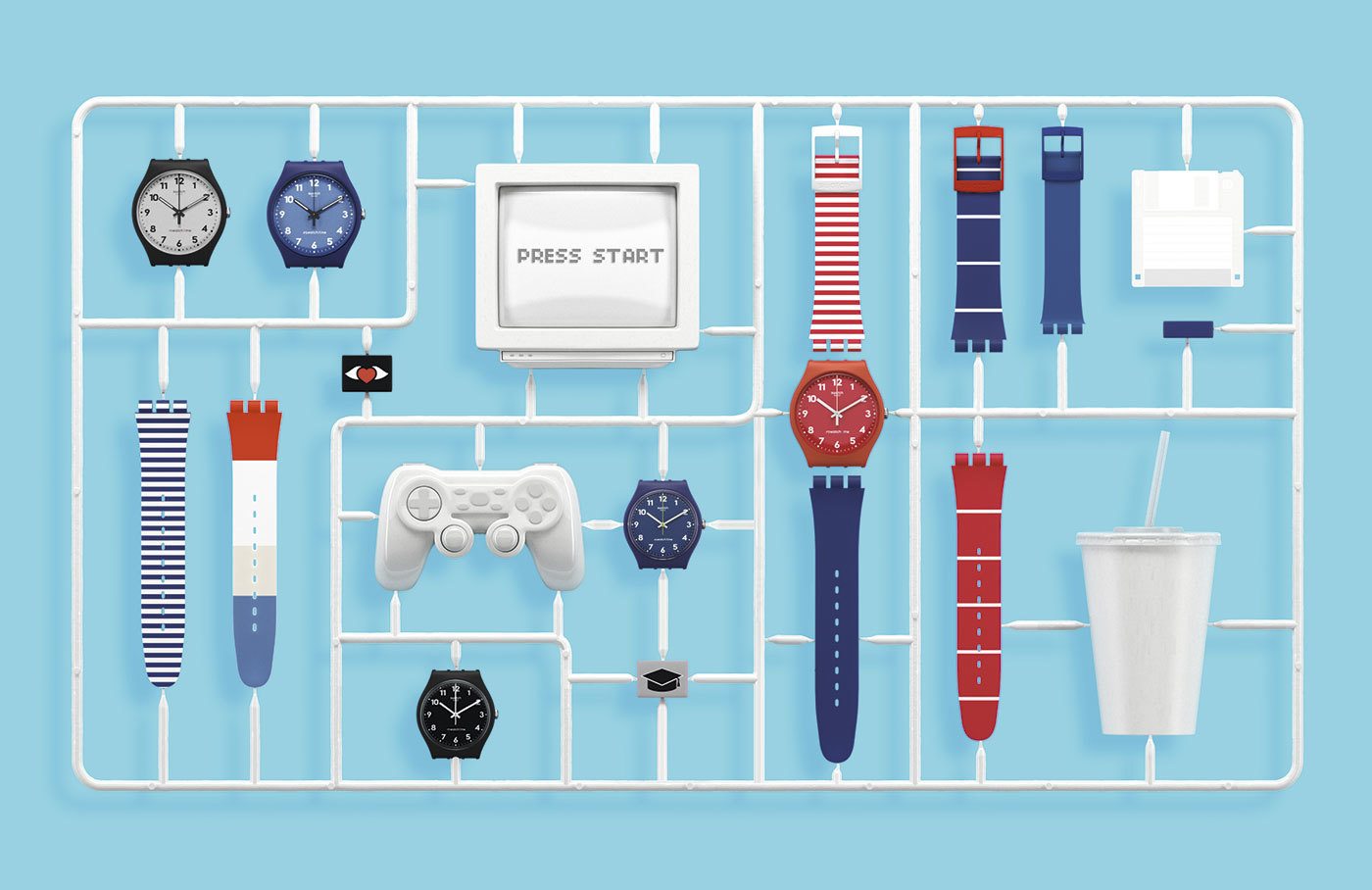 imagen 1 de 150 maneras de personalizar tu reloj: Swatch X You.