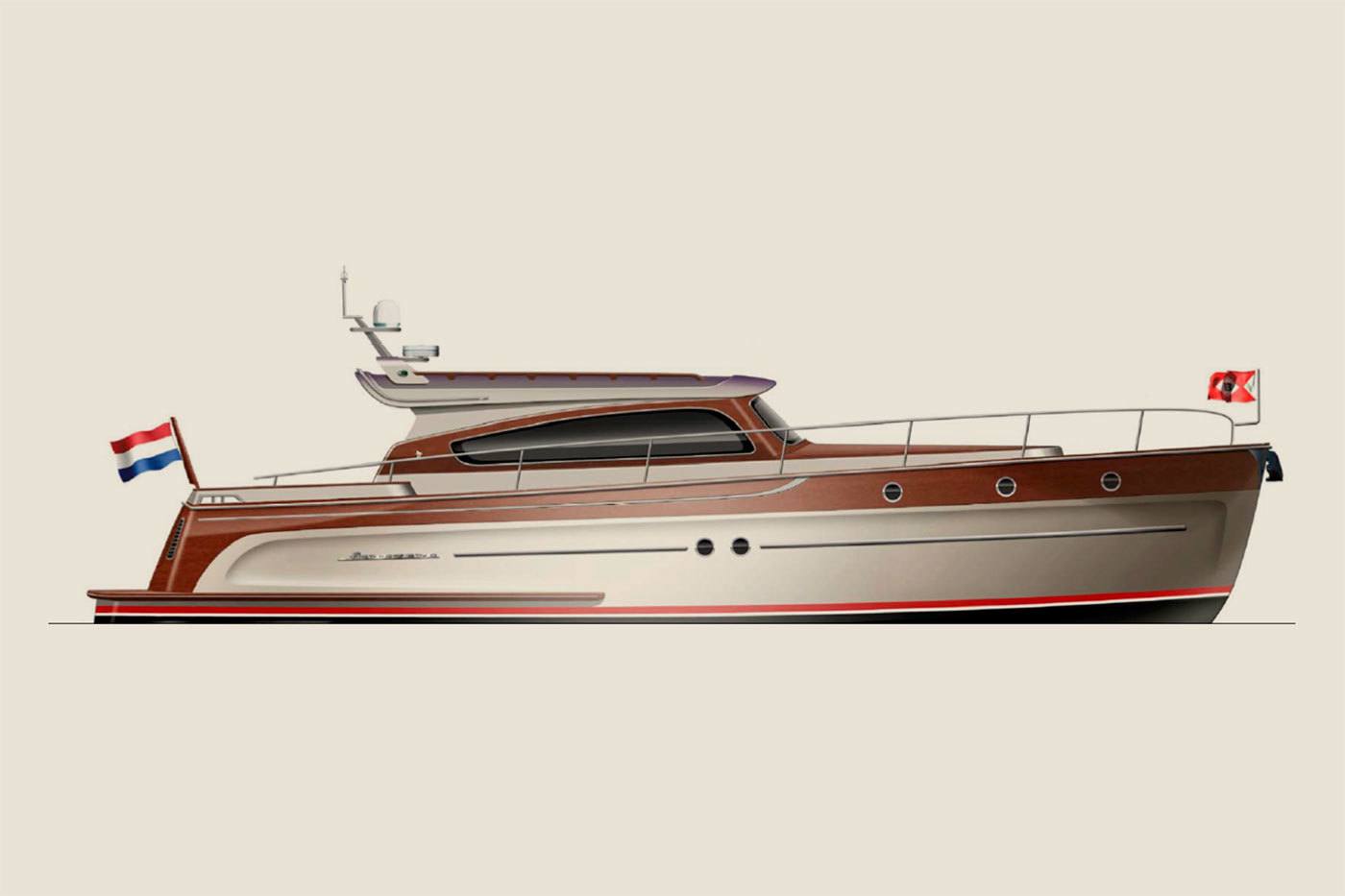 imagen 13 de Yates modernos, diseños clásicos: Breedendam Yacht MTB fourzero Wheelhouse.