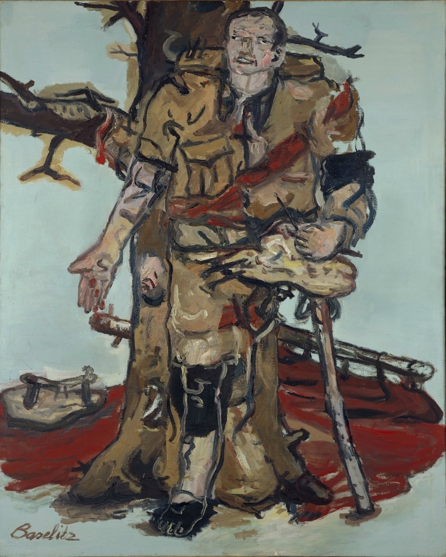 imagen 1 de Los héroes de Georg Baselitz se pasean por el Guggenheim Bilbao.