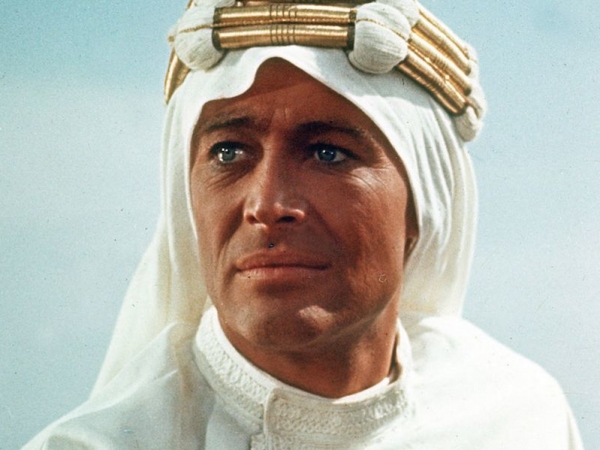 Peter O’Toole, el rostro de Lawrence de Arabia.