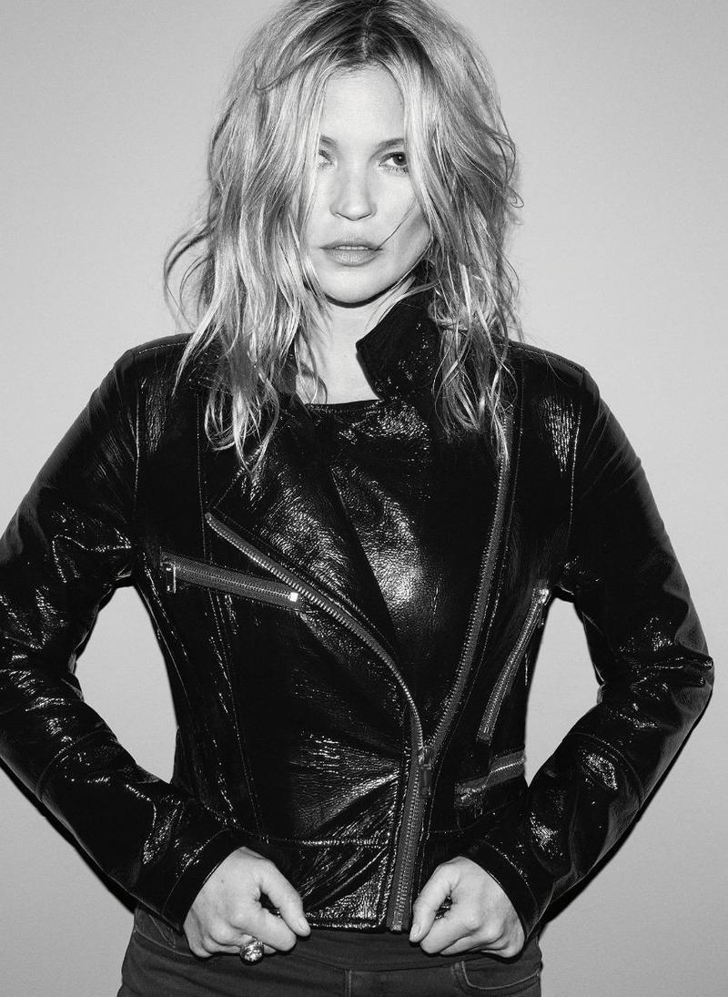 imagen 3 de Reserved cuenta con Kate Moss para presentar su invierno en blanco y negro.
