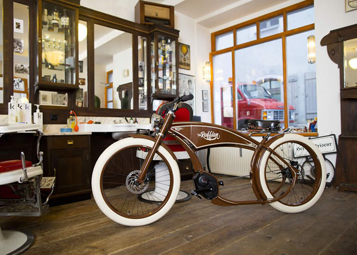imagen 1 de Ruffian, la bicicleta eléctrica que comprarás si te gustan las motos antiguas.