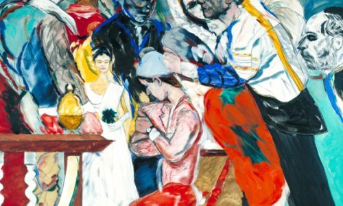 R. B. Kitaj (1932 – 2007) La boda 1989-1993 Óleo sobre lienzo 183 x 183 cm Tate: Donación del artista, 1993 © Tate, London 2017 © R.B. Kitaj Estate, por cortesía de Marlborough Fine Art.