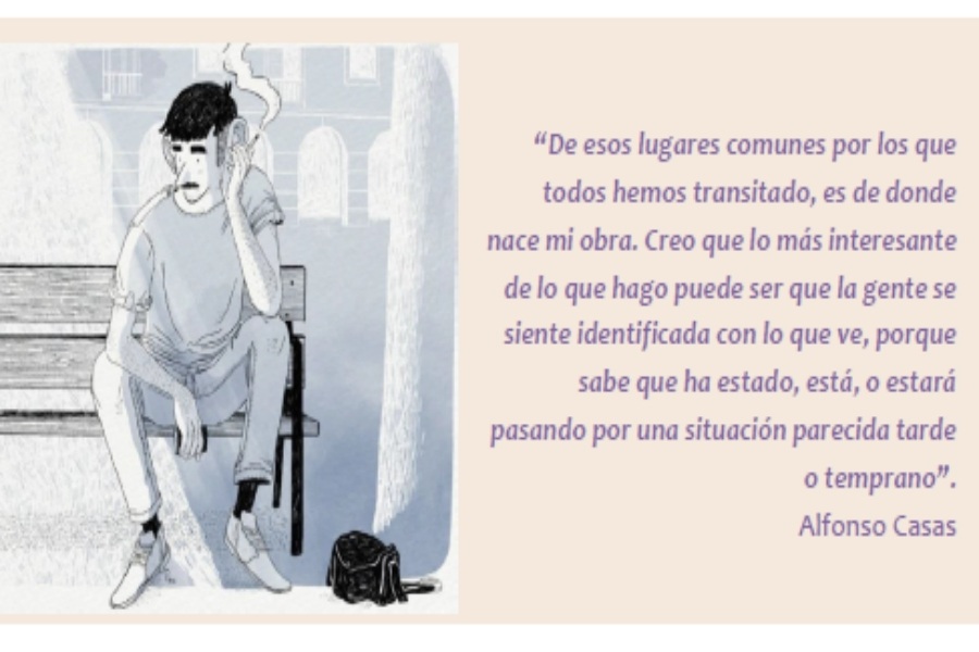 imagen 1 de Alfonso Casas: “No me imagino mi vida sin dibujar, lo hago a diario”.